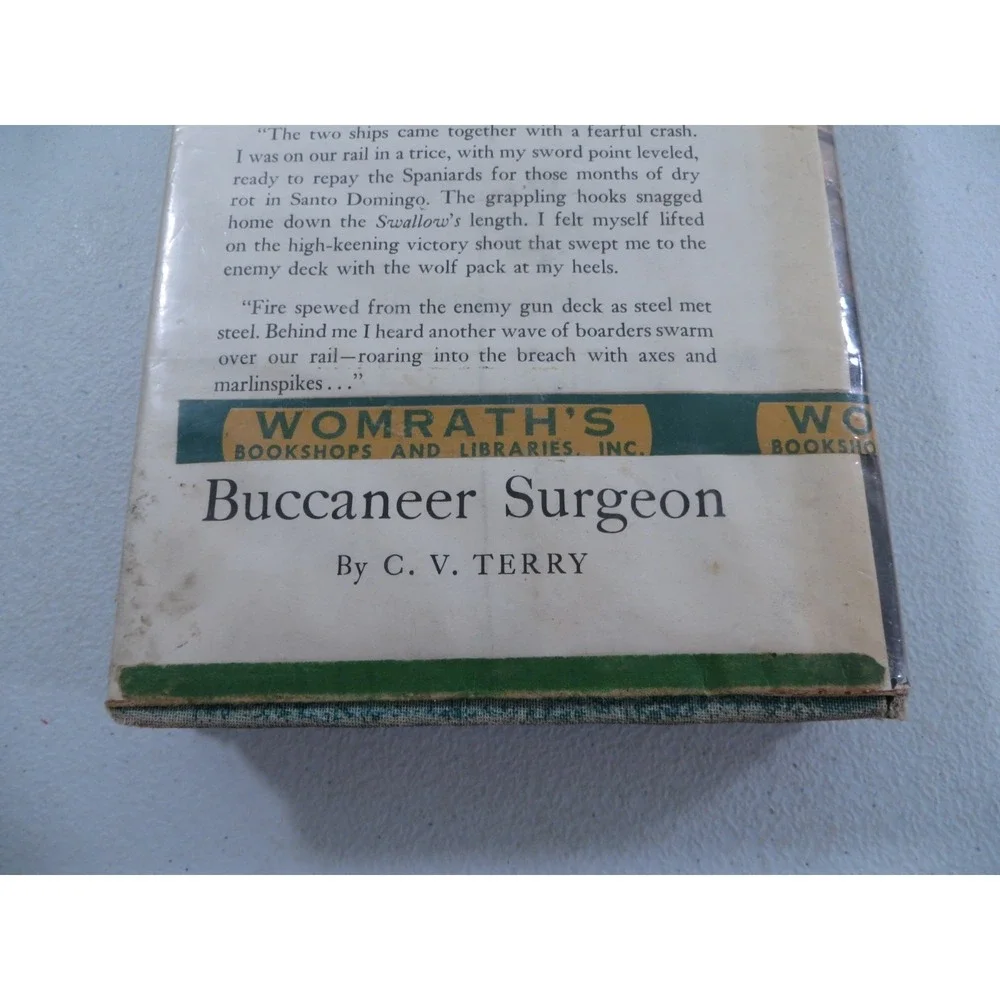 Buccaneer‎ Surgeon C.V. Terry HC Hardcover 1954 First 1st Edition